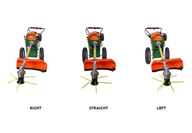 Portek Rufcut Wheeled Grass Trimmer 43cc - SUPERB VALUE
