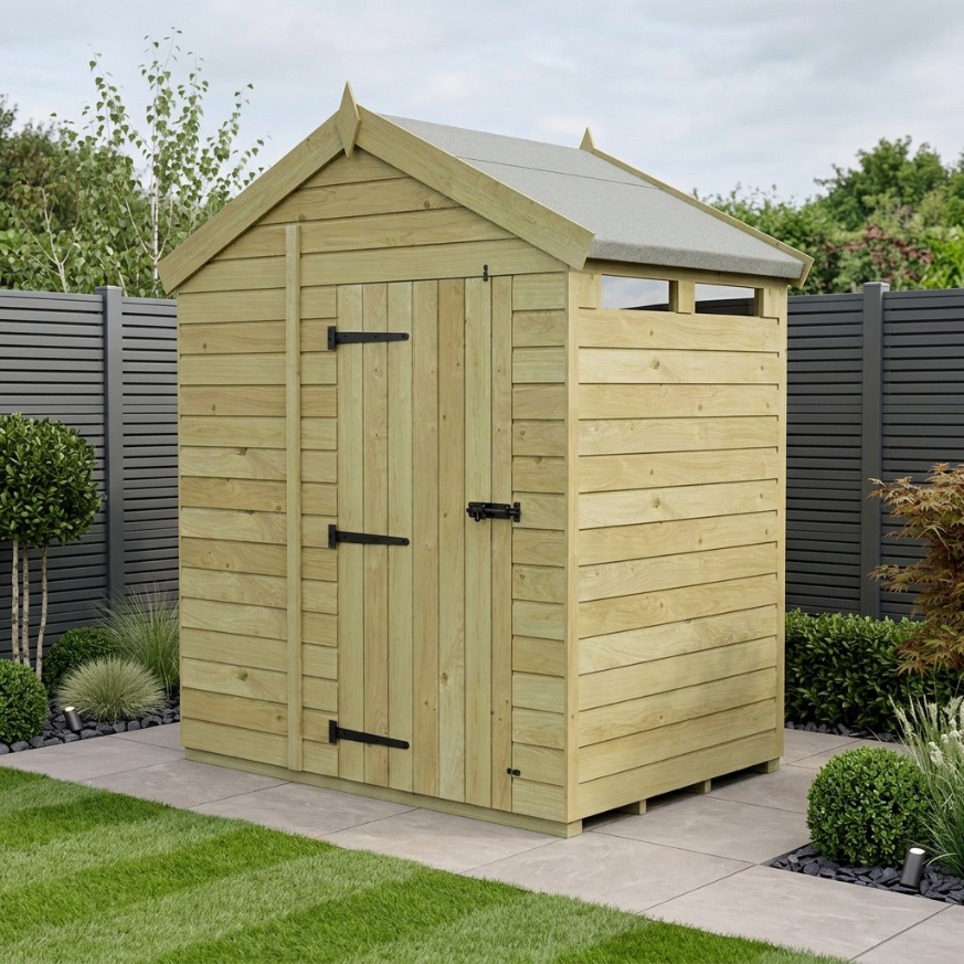 4 x 6 Apex Security Shed 4 x 6 Apex Security Shed
