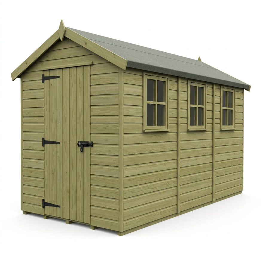 4 x 9 Apex Security Shed
