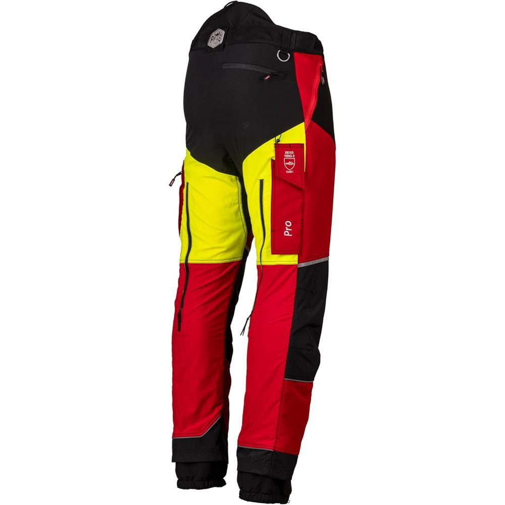 Oregon Protect Pro Trousers Red/Yellow - 3X-Large