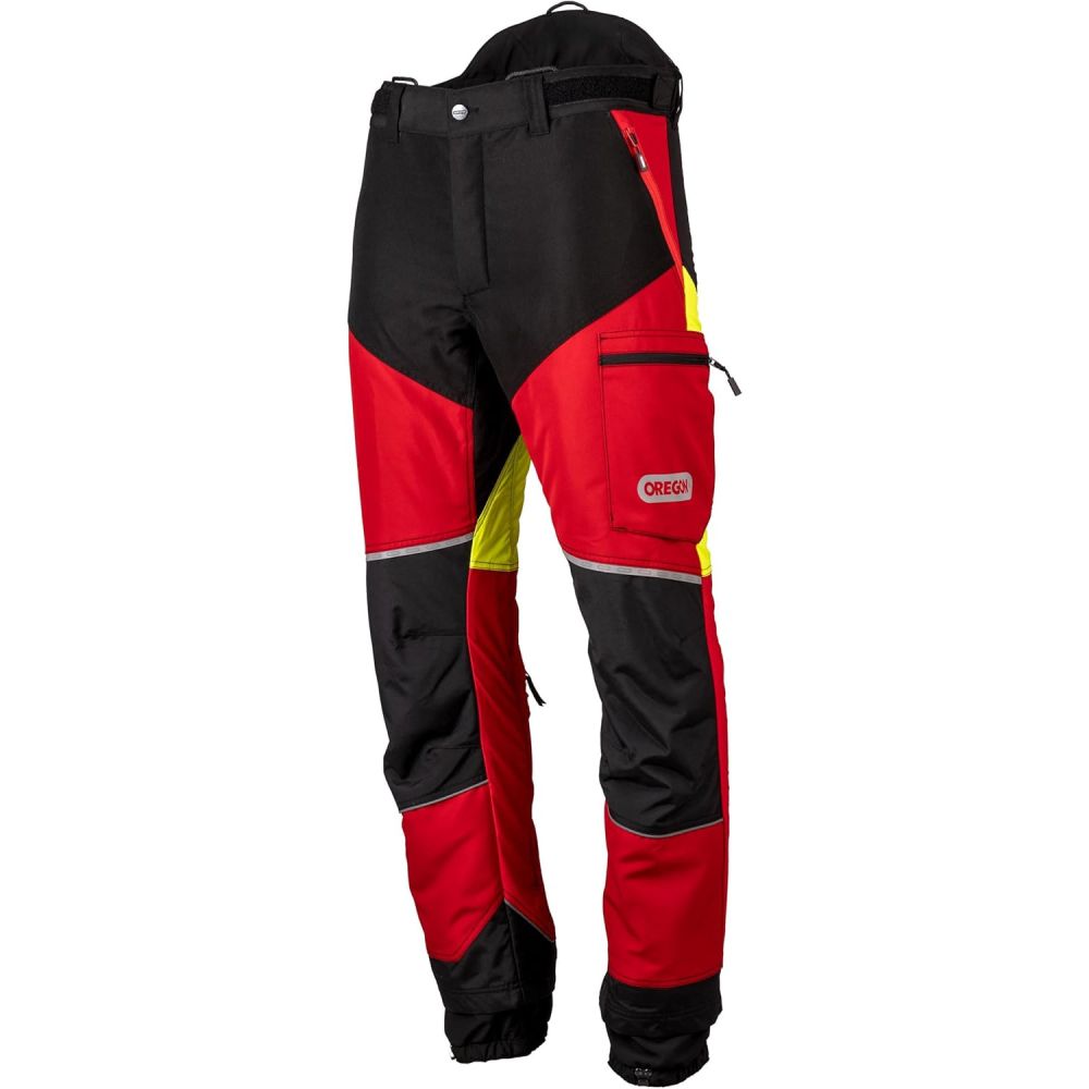 Oregon Protect Pro Trousers Red/Yellow - 3X-Large