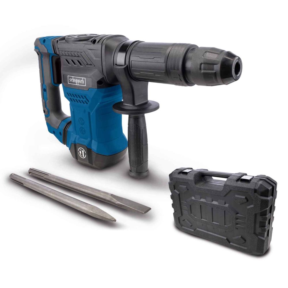 Scheppach AB1500X Demolition Hammer, 1300W, SDS-Max Tool Holder, 20J Impact Energy Scheppach AB1500X Demolition Hammer, 1300W, SDS-Max Tool Holder, 20J Impact Energy