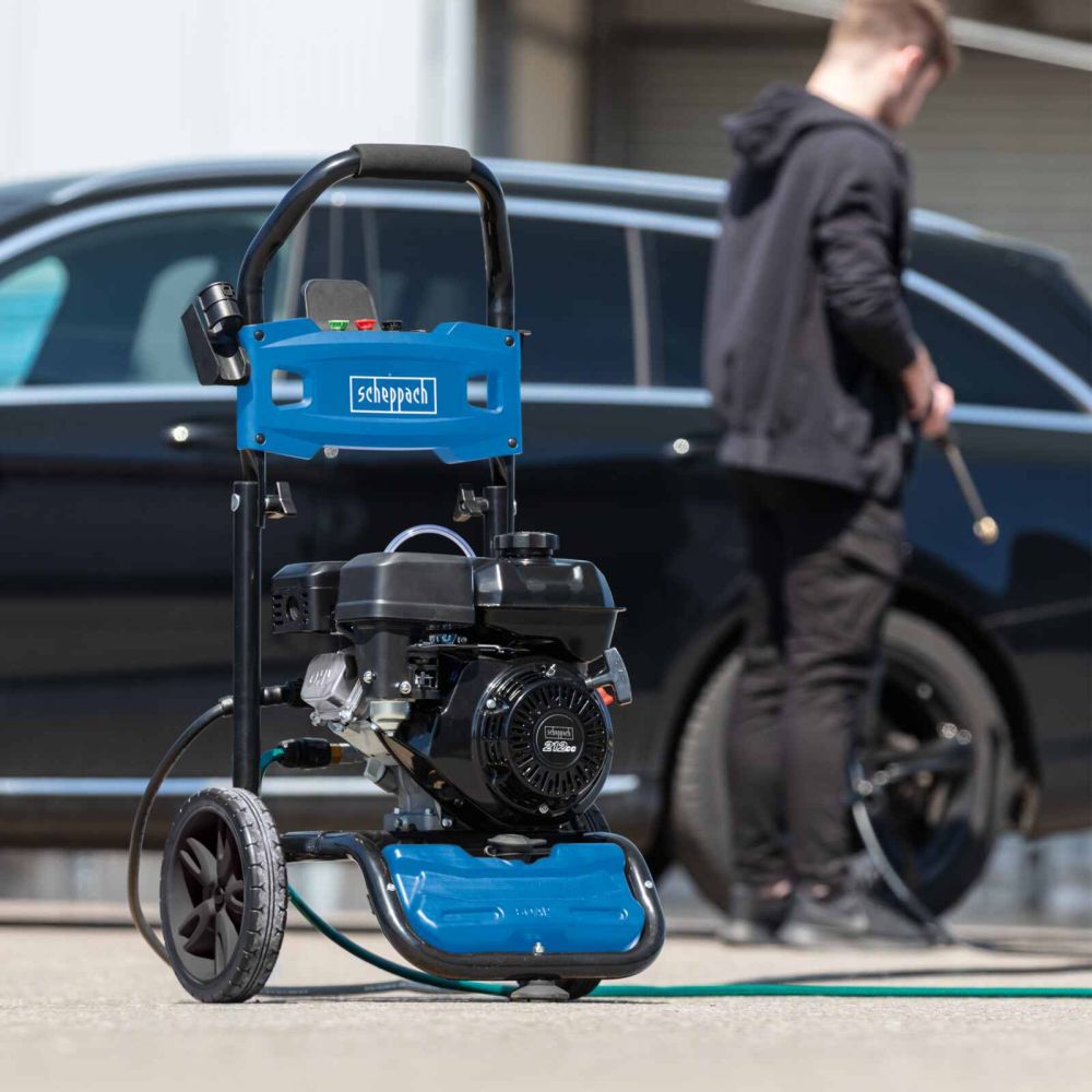 Scheppach HCP5000 Pressure Washer, 5.9hp Petrol Engine, 254 Bar, 590 L/h