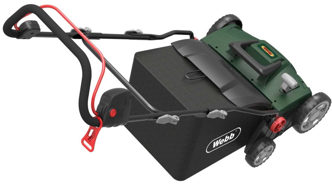 Webb 2 in 1 Electric Scarifier & Lawn Raker 36cm / 1500w + Free Lawn Seed Offer