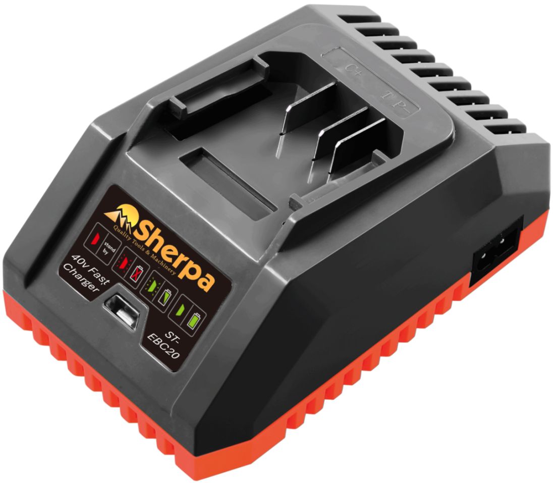 Sherpa 40v Fast Battery Charger 2.0amp ST-EBC20 Sherpa 40v Fast Battery Charger 2.0amp ST-EBC20