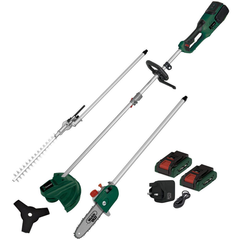 Webb 40v Cordless Brushless Multi-Tool KIT - 2 x 20v 4ah Batteries / Charger