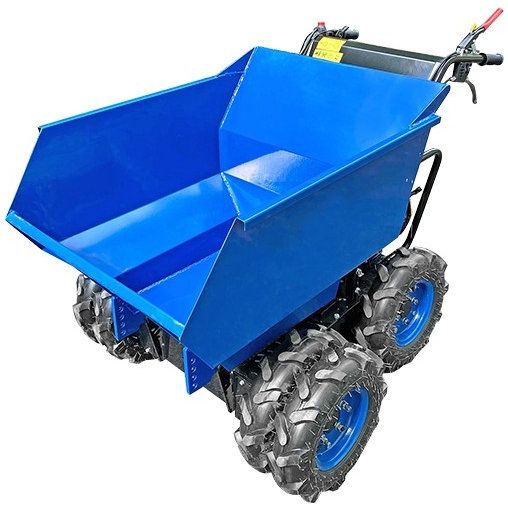 Hyundai 196cc 4-Wheel Drive Mini Dumper / Power Barrow  500kg HYMD500
