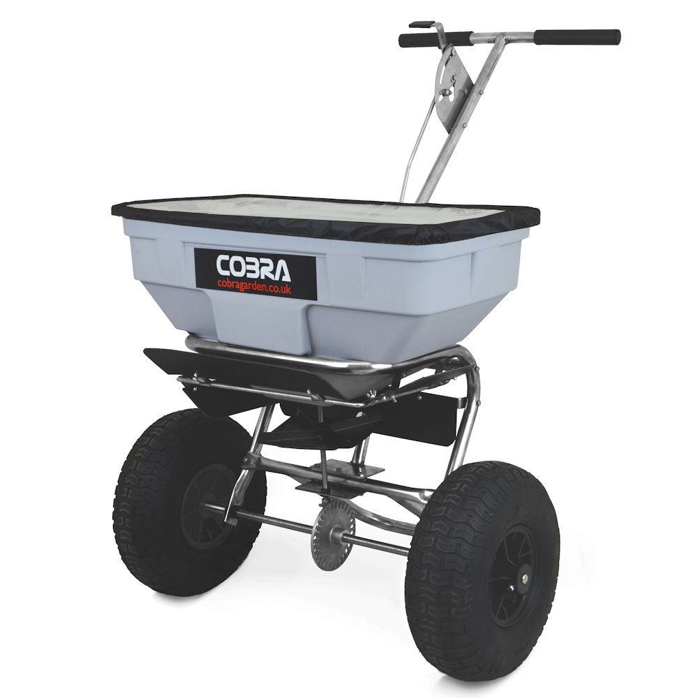 Cobra Stainless Steel Broadcast Spreader c/w Screen & Rain Cover 56kg / 60l  HS60S
