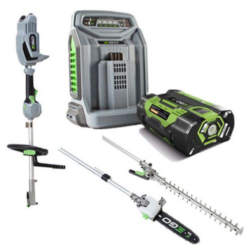 EGO Premium Cordless Multi Tool KIT Pole Saw / Hedger / 2.5Ah Battery / Charger