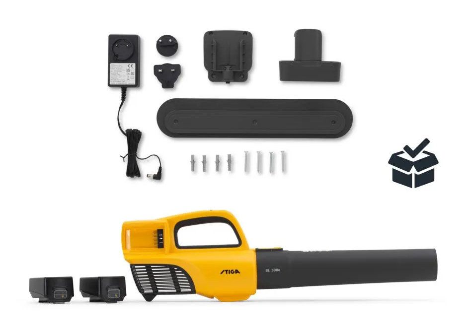 Stiga BL 300e Cordless Leaf Blower Kit 2x 20v and Charger