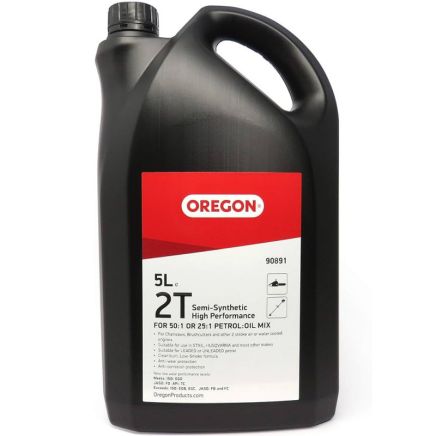 Oregon Universal 2-Stroke Semi-Synthetic Low Smoke Oil - 5 Litre