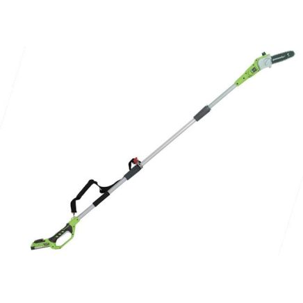 Greenworks Cordless Pole Pruner Polesaw 24V / 267cm with 2Ah battery and charger G24PS20K2