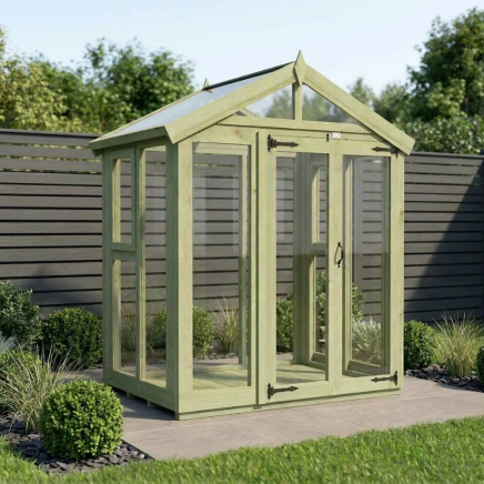 6 x 4 Glass Greenhouse