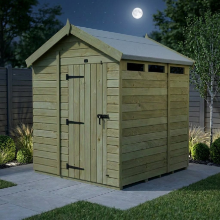 6 x 6 Apex Security Shed