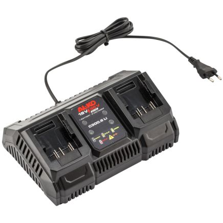 AL-KO 18V / 36V Dual Voltage C300.6 Li Double Fast Charger