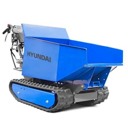 Hyundai 196cc Petrol Tracked Mini Dumper / Power Barrow  500kg  HYTD500