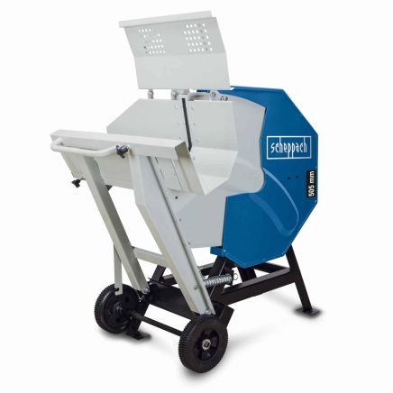 Scheppach HS510 Tilting Log Saw, 3000W, 505mm TCT Blade, 1000x170mm Log Capacity, Patented Safety Flap