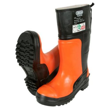Oregon Yukon Chainsaw Protective Rubber Safety Boots - SIZE 41 / 7.5