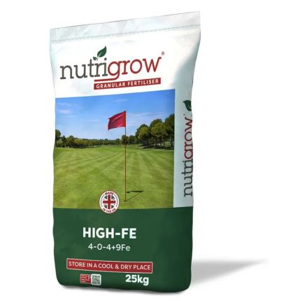 NutiGrow 4-0-4+9fe Granular Fertiliser  25kg