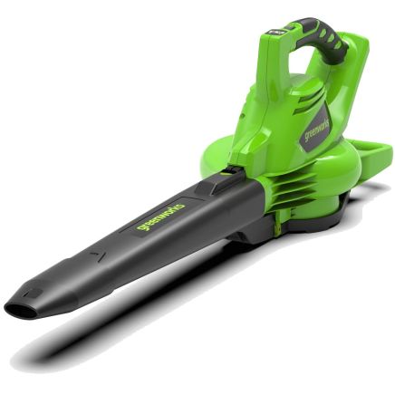 Greenworks GWGD24X2BV  Cordless Leaf Blower Vacuum 48v (2 x 24v) - Bare Tool