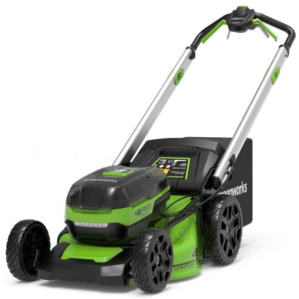 Greenworks GD24X2LM46SP4 Cordless Self Propelled Lawn Mower (Tool Only)  48V (2 x 24V) / 46cm