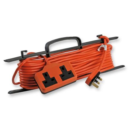 Power Extension - 2 x Socket and 15m Cable 13A