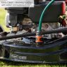 Scheppach MS150-46E Self-Propelled Lawnmower, 3.3hp Petrol Engine, 46cm Cutting Width, 75mm Cutting Height, 55L Collection Bag, Electric Start