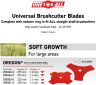 Oregon Universal 10in Tri-blade Brushcutter Blade 295493-0 - Large Areas of Soft Growth