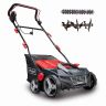 Scheppach SC38 Scarifier & Aerator, 1600W, 38cm Working Width, -12mm to +6mm Working Depth, 45L Collector, 2 Rollers