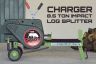 Portek Quiksplit Charger Electric Log Splitter 8.5-Ton Kinetic