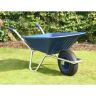 County Clipper Garden Wheelbarrow Blue 90ltr