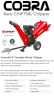 Cobra CHIP700L Towable Petrol Chipper Shredder 212cc / 100mm